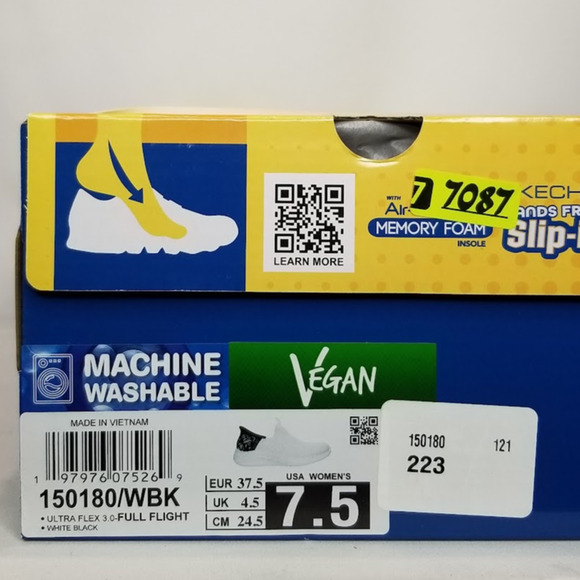 Skechers Women's Slip-In Ultra Flex 3.0 Full Flight Sneakers Size 7.5 White NWT - Picture 9 of 9